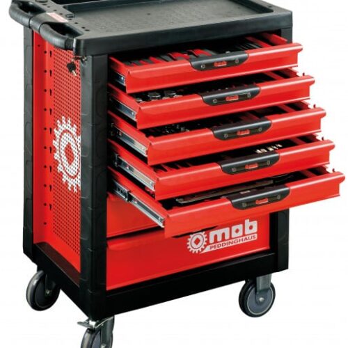 Verktygsvagn utan verktyg 7 lådor