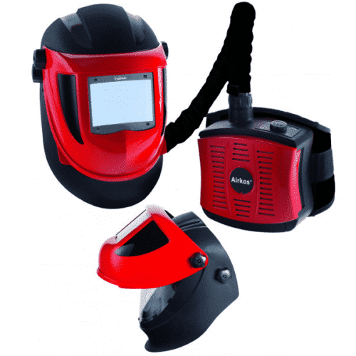 Weltek Svets-/Slipvisir med friskluftsaggregat