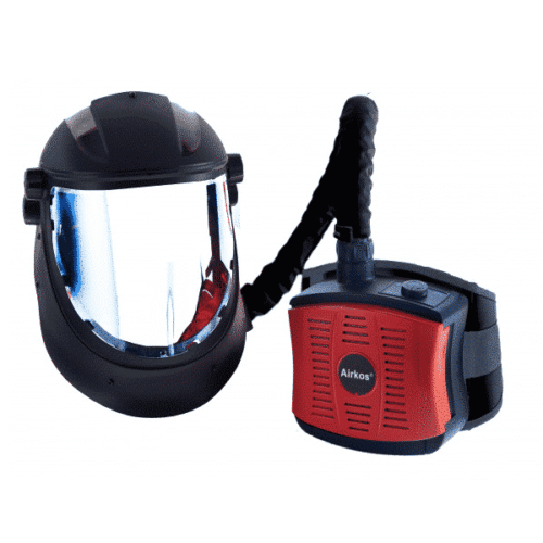 Weltek Slipvisir med friskluftsaggregat