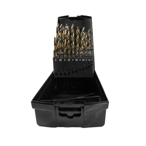 HSSE-Co 5% Fast Step Drill Bit Set 1-10 mm 19 delar GSON