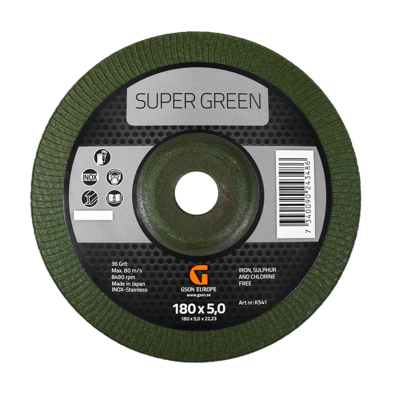 GSON Super Green sliprondell fler storlekar - Bild 3